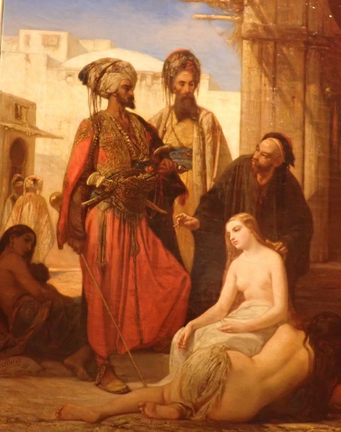 Il commerciante di schiavi, Asia Minore, circa 1867 - Musee des Beaux, Arts, Rennes